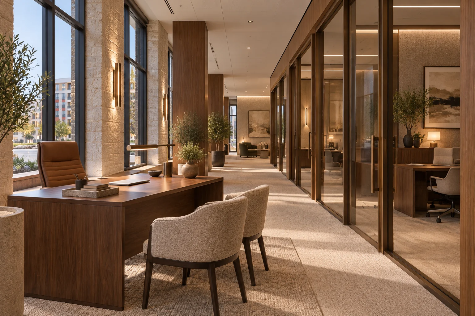 Proposed luxury office concept: a1 private offices at 4474.