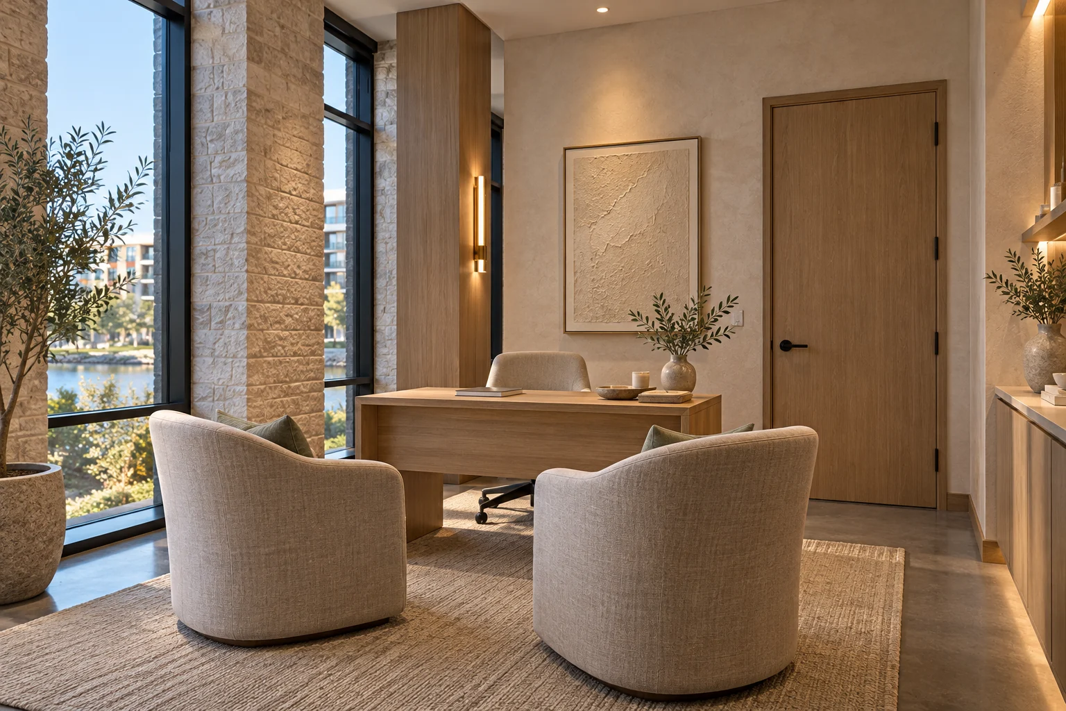 Proposed luxury day spa concept: consultation room at 4474.