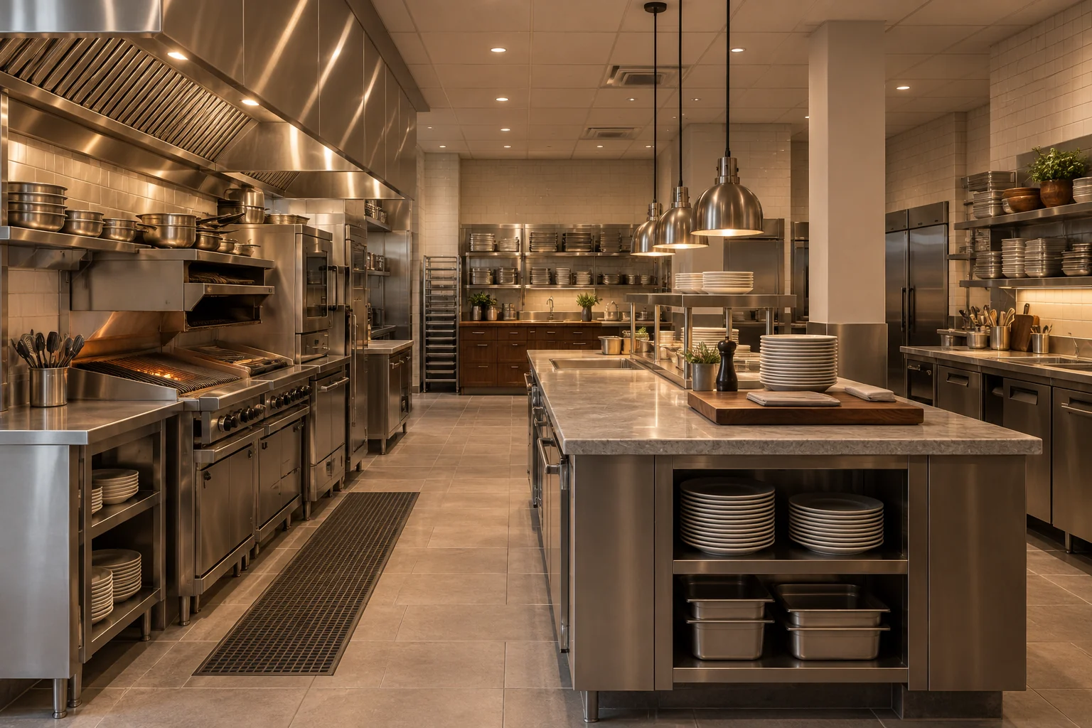 Proposed 45th steakhouse concept: a1 hot kitchen + plating at 4474.